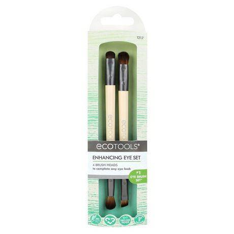 EcoTools Eye Enhancing Duo Set (shade+define and blend+smudge brushes)