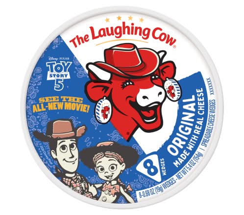 The Laughing Cow Creamy Spreadable Original Cheese Wedges (5.4 oz, 8 ct)