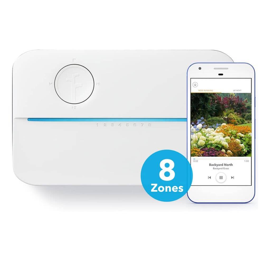 Rachio 8-Station Digital Wi-Fi Compatible Smart Irrigation Timer | 8ZULW-C