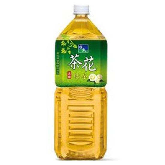 悅氏茶花綠茶-無糖2000ml