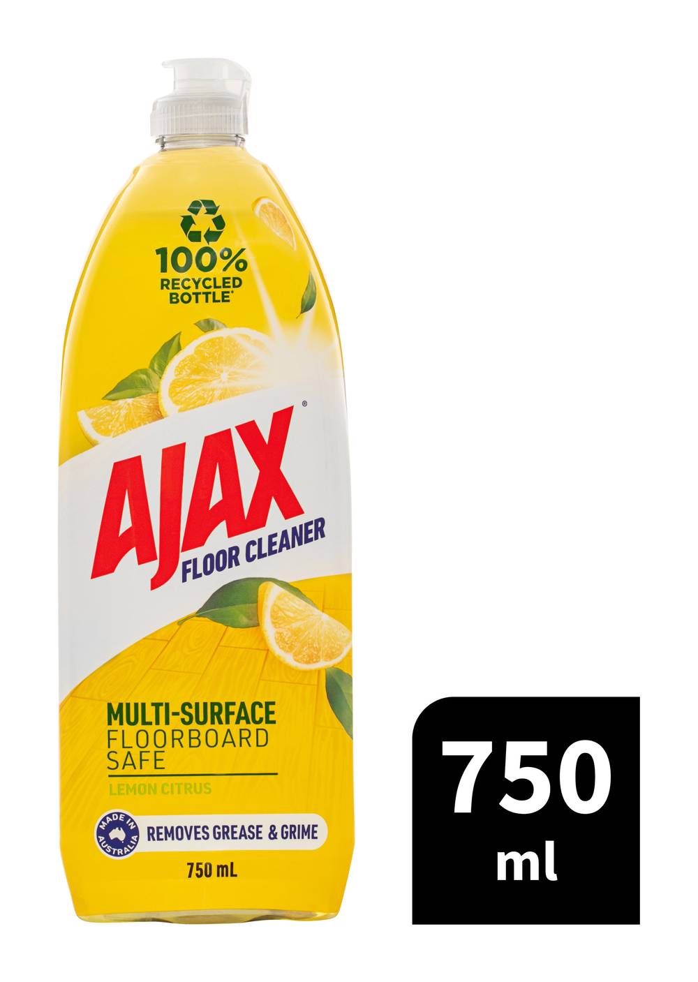 Ajax Multi Lemon Citrus Surface Floor Cleaner (750mL)