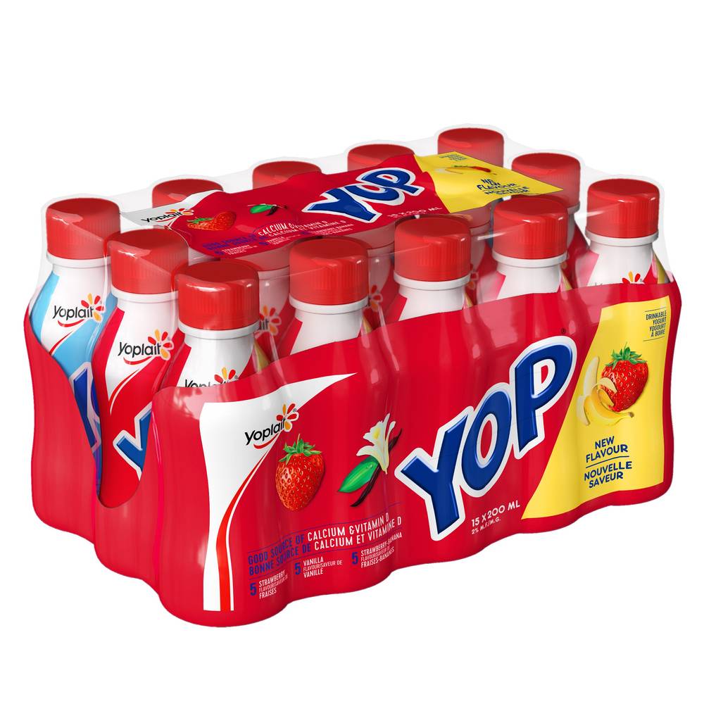 Yoplait Yop, 15 X 200 Ml