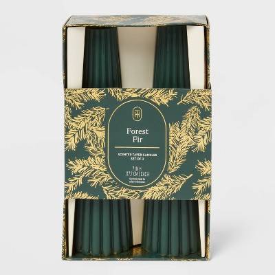 Set of 2 Forest Fir Taper Candles - Threshold™