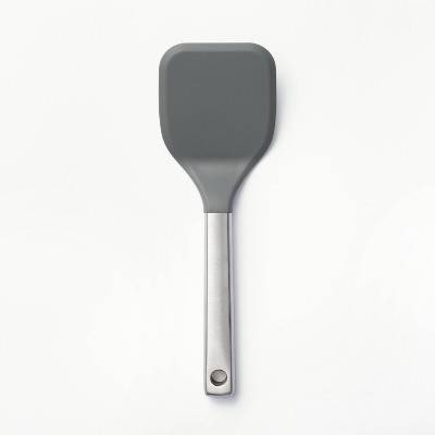 Figmint Stainless Steel With Silicone Cookie Spatula (dark gray)