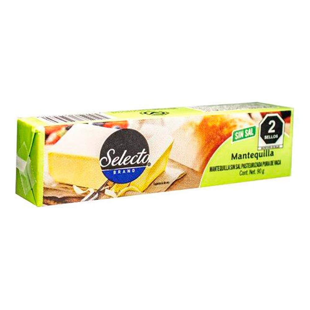 Selecto · Mantequilla sin sal (90 g)