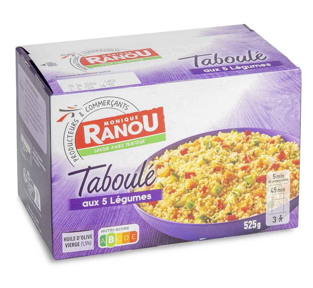 Monique Ranou - Taboulé de Legumes Aromatizado, 525 g
