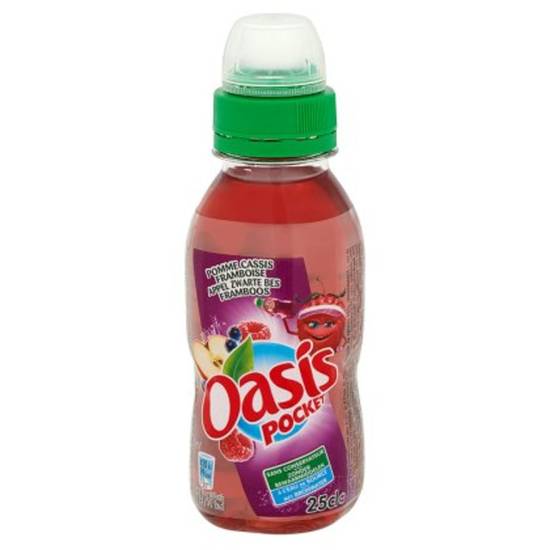 Oasis Pocket pomme cassis framboise 25 cl