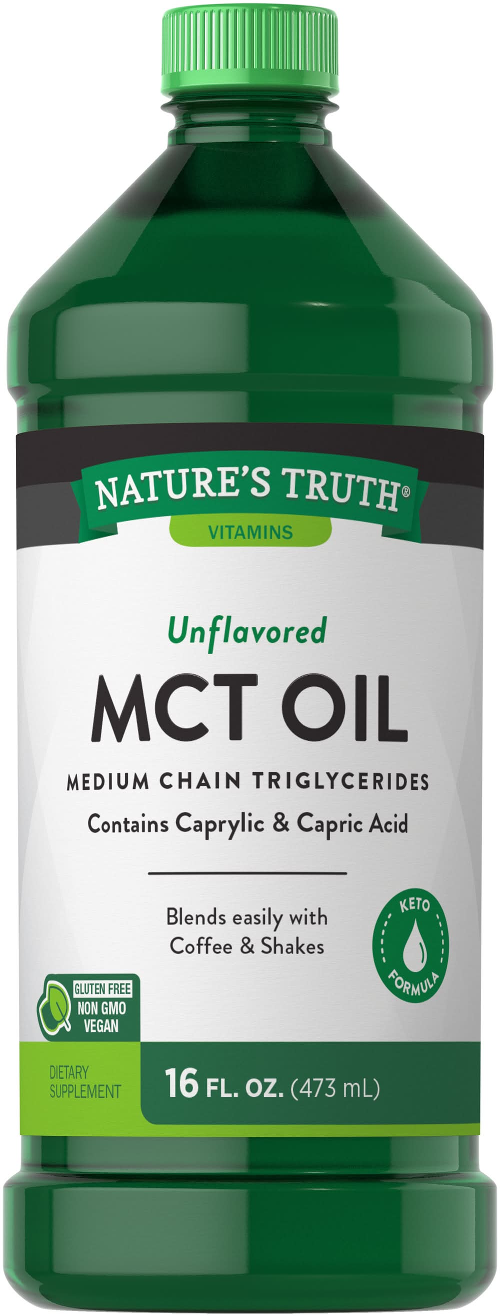 Nature's Truth 100% Pure Mct Oil (16 fl oz)