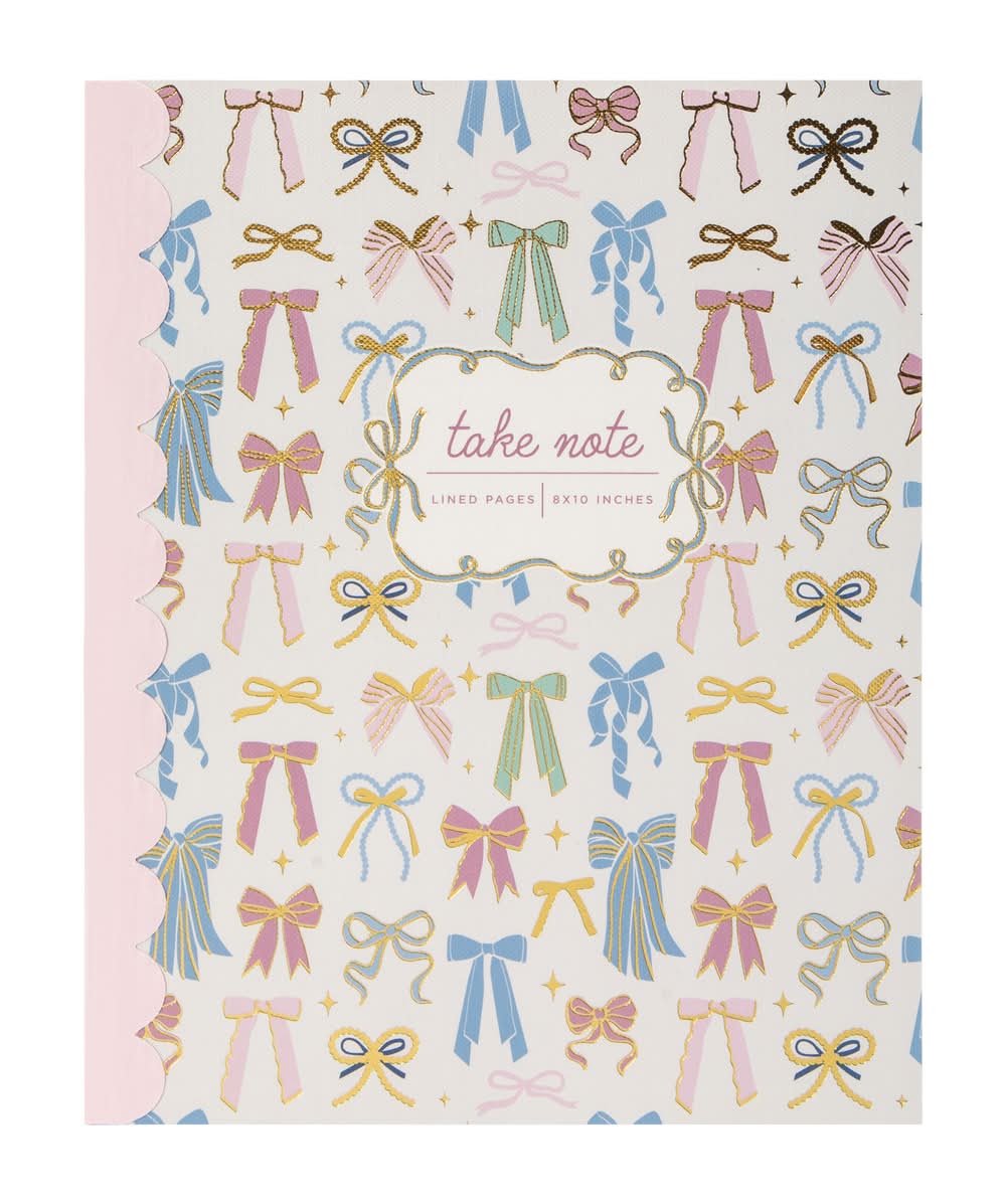Take Note Notebook Bow