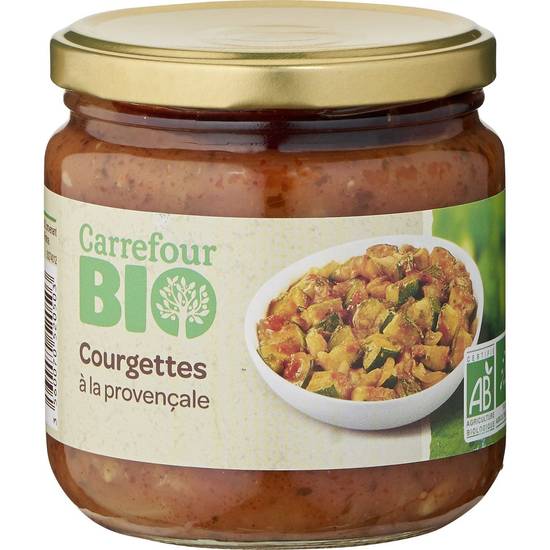 Carrefour Bio - Légumes cuisinés courgettes à la provençale