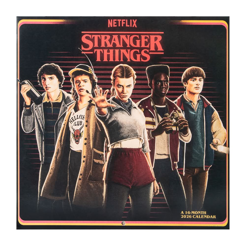 Licensed 2026 Calendar Stranger Things