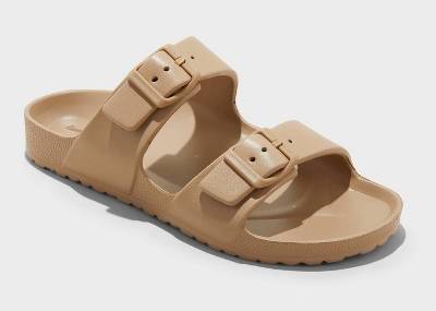 Goodfellow & Co. Carson Two Band Sandals, Men, 12, Tan