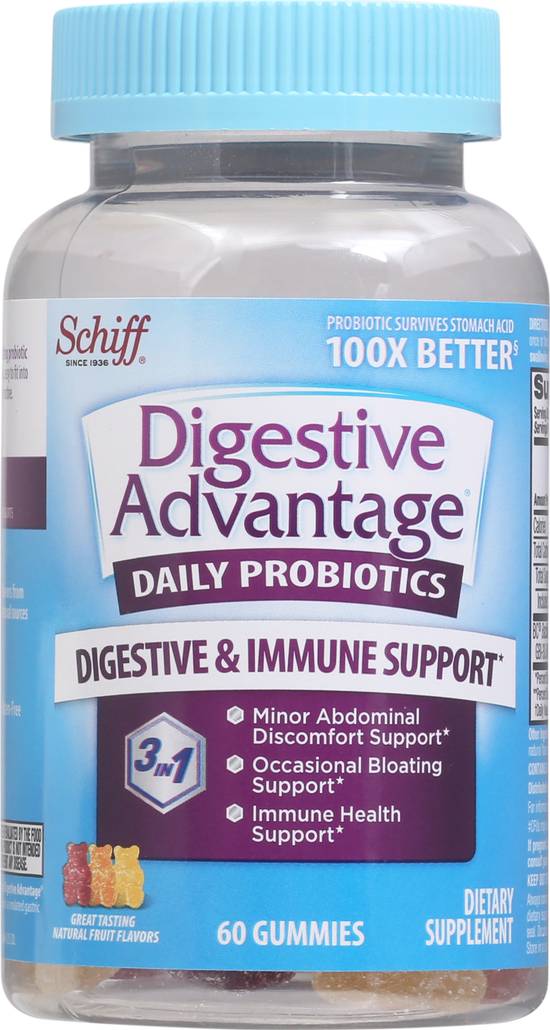 Digestive Advantage Daily Probiotics Digestive & Immune Support (60 ct)