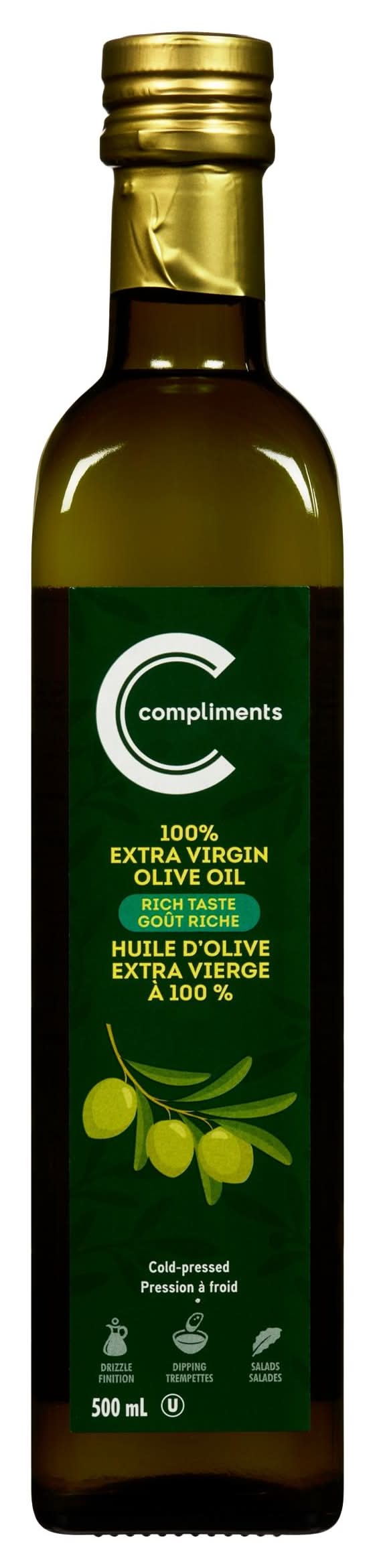 Compliments 100% Extra Virgin Olive Oil (500 ml)
