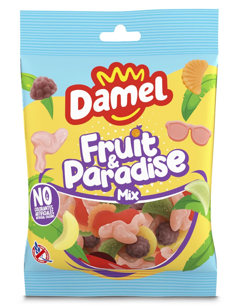 Gominolas Fruit & Paradise Mix Damel Bolsa 135 G