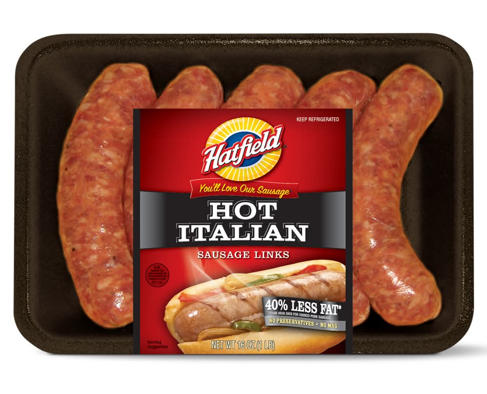 Hatfield Hot Italian Sausage (16 oz)