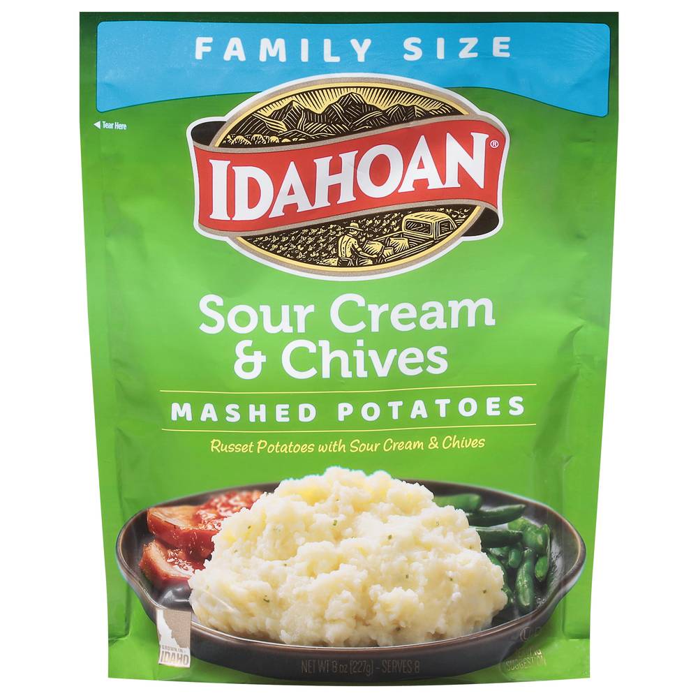 Idahoan Sour Cream & Chives Family Size Mashed Potatoes