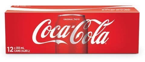Coca-Cola Original Taste Soda (12 x 355 ml)