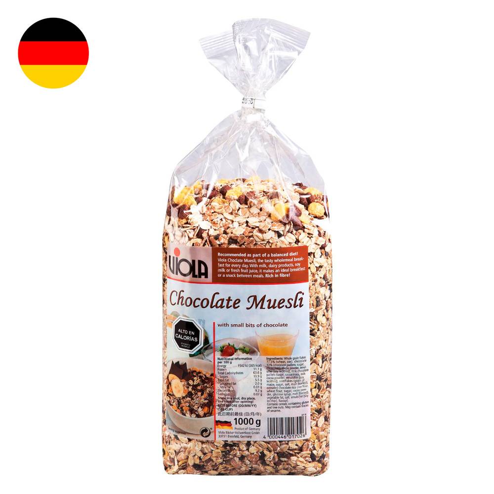 Viola cereal muesli chocolate (bolsa 1 kilo)