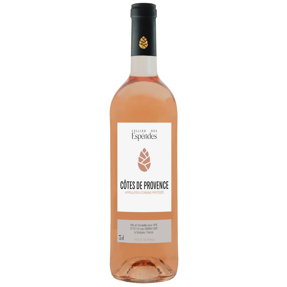 U - Vin rosé AOC côtes de Provence cellier des espérides 2020 (750 ml)