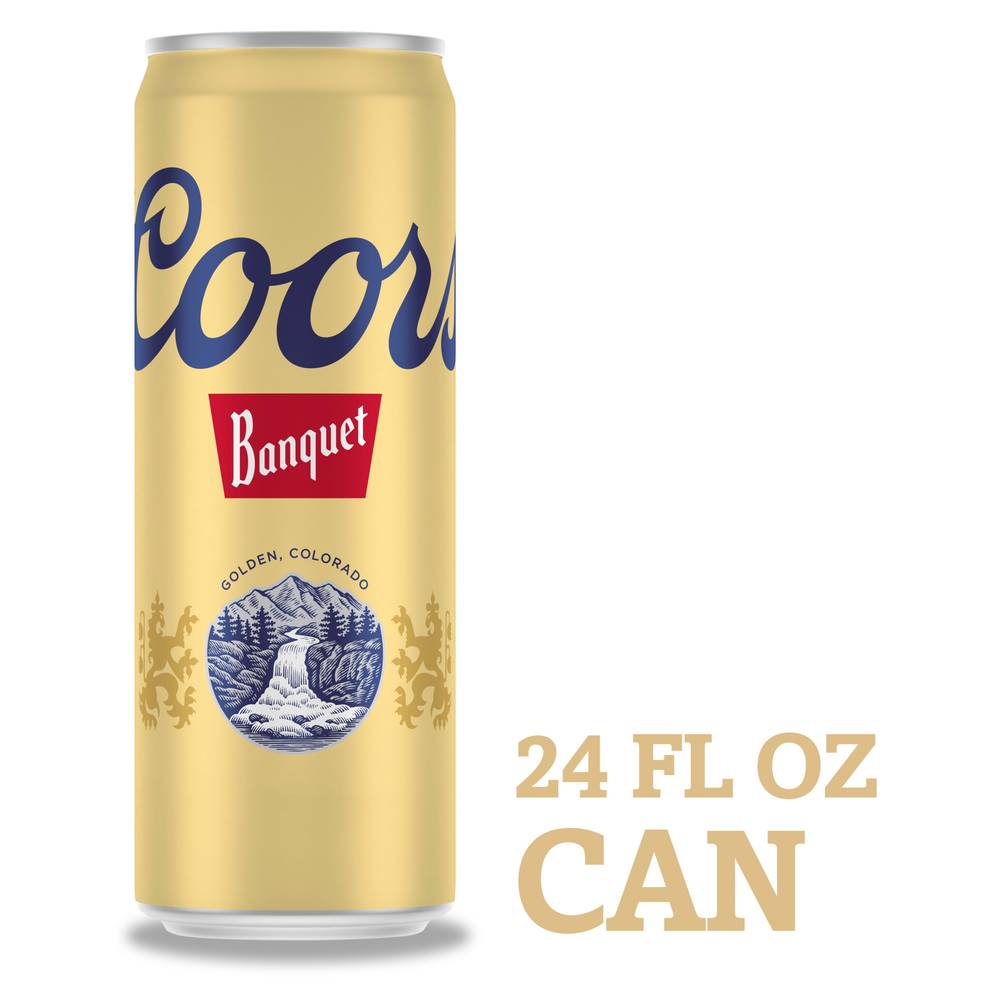 Coors Banquet Banquet Golden Colorado Beer (23 fl oz)