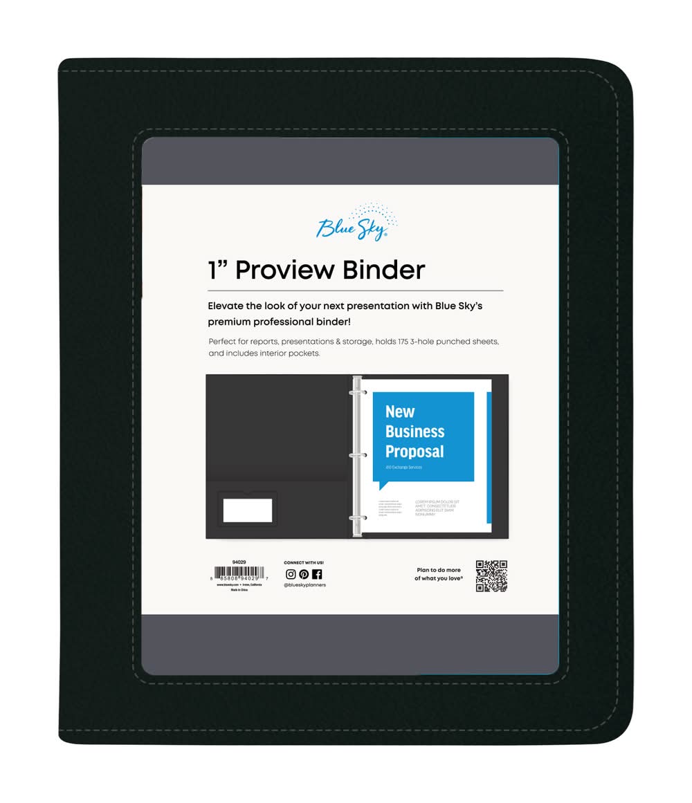 Binder Presentation Pro View Legacy Black