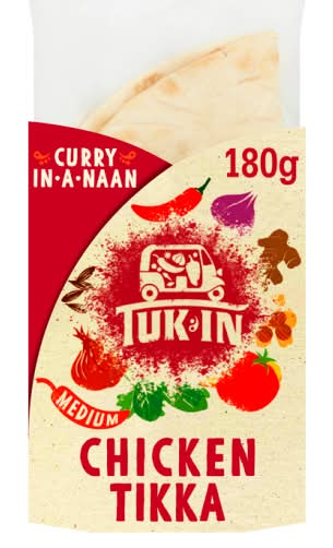 Tuk In Curry in a Naan Chicken Tikka (180g)