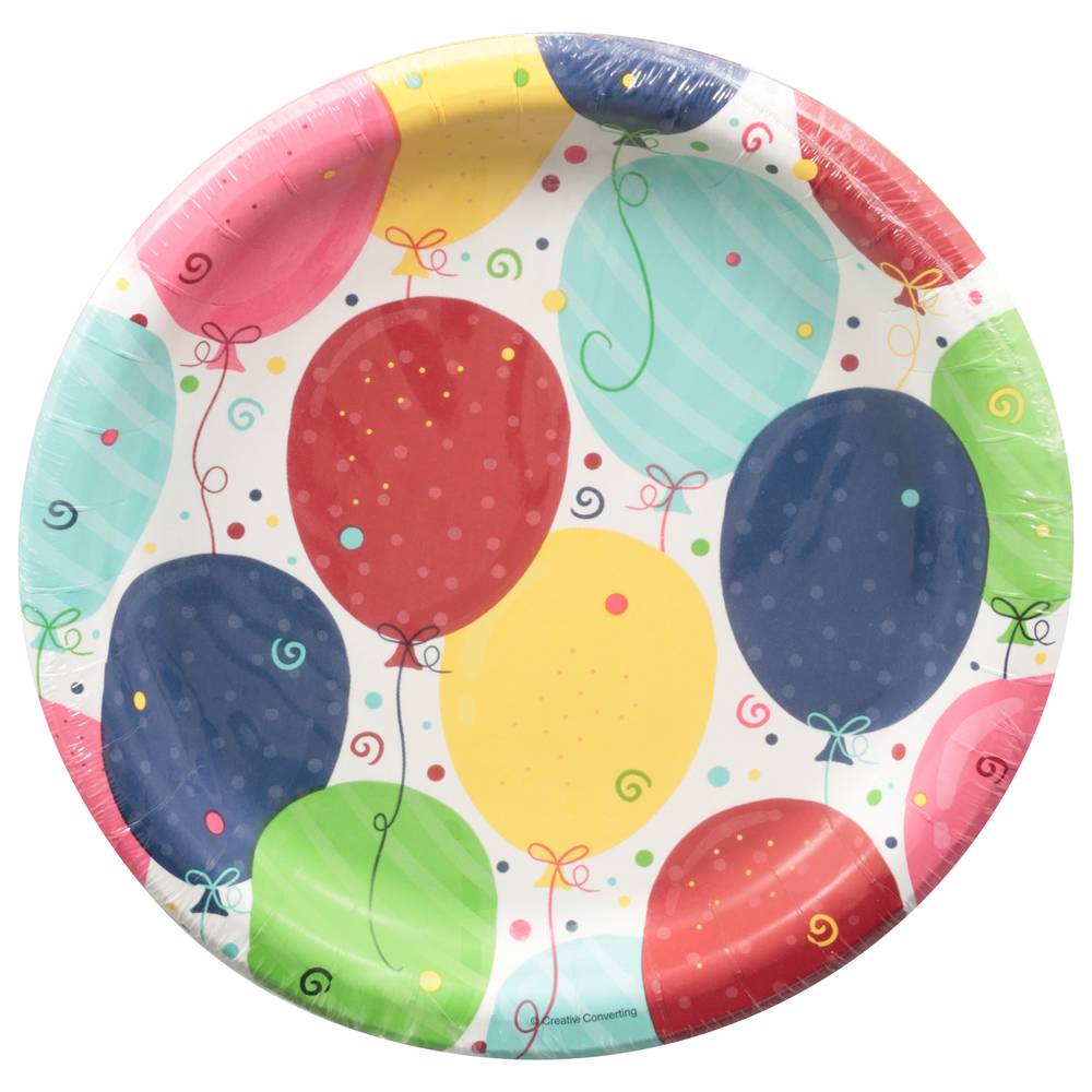 Party Creations Sensations Premium Strength Festive Fun Plates (10 ct)