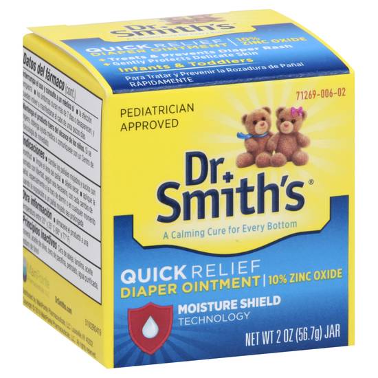 Dr. Smith's 10% Zinc Oxide Quick Relief Diaper Ointment