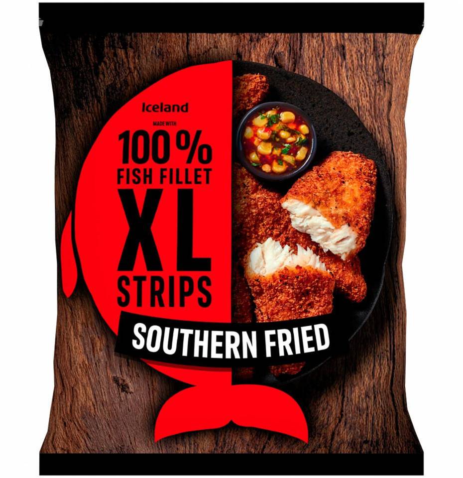 Iceland Southern Fried Xl Fish Fillet Strips (400g)