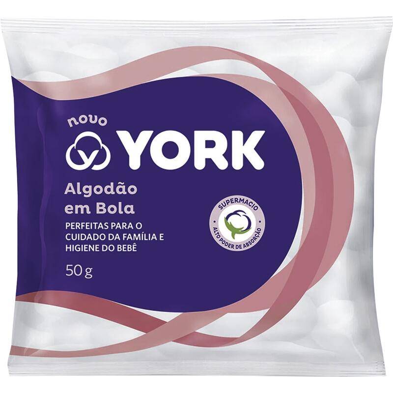 York algodão em bola (pacote 50g)