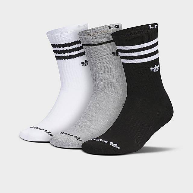 Women'S Adidas Originals Roller 3.0 Crew Socks (3-Pack) (Large)