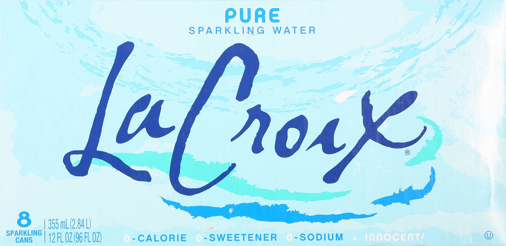 Lacroix Natural Pure Sparkling Water (8 ct, 12 fl oz)