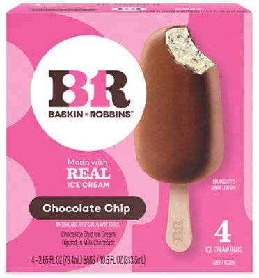 Baskin Robbins Choc Chip Bars 4 Ct 4-2.65 Fz