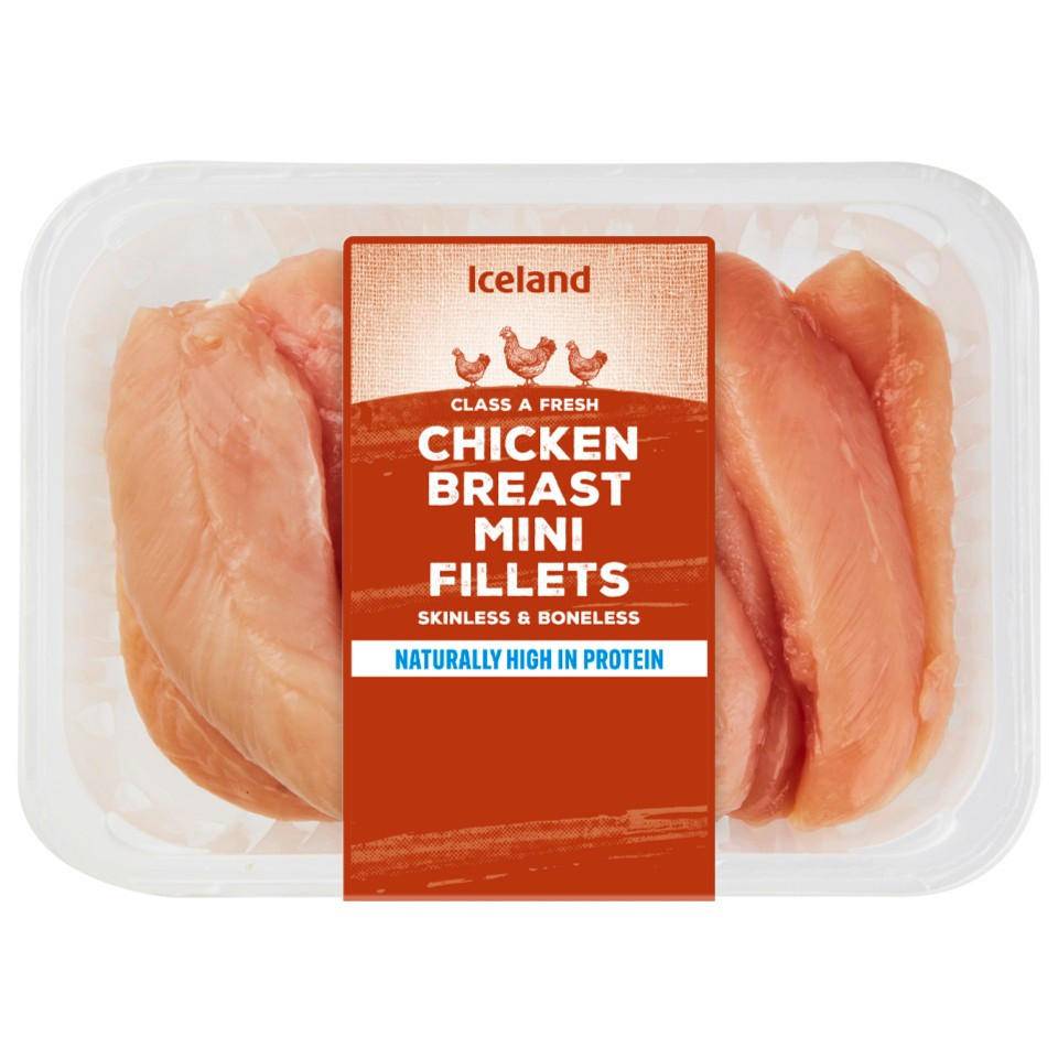 Iceland Fresh Chicken Breast Mini Fillets Skinless & Boneless