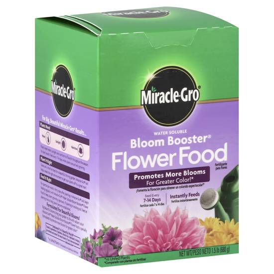 Miracle-Gro Water Soluble Bloom Booster Flower Food (1.5 lb)