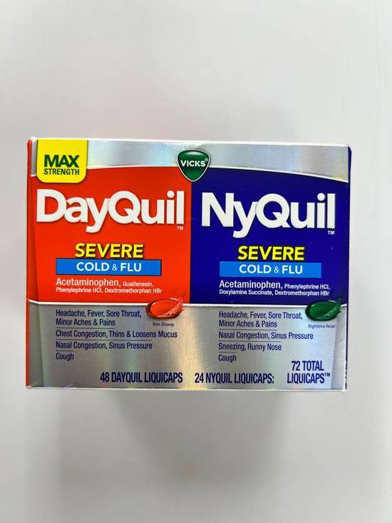 Vicks Dayquil Nyquil (72 ct)