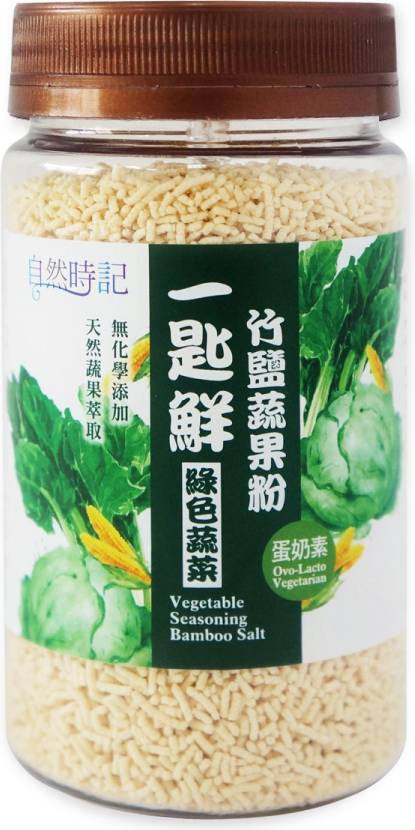 自然時記-一匙鮮竹鹽蔬果粉(綠色蔬菜)(120g/瓶)