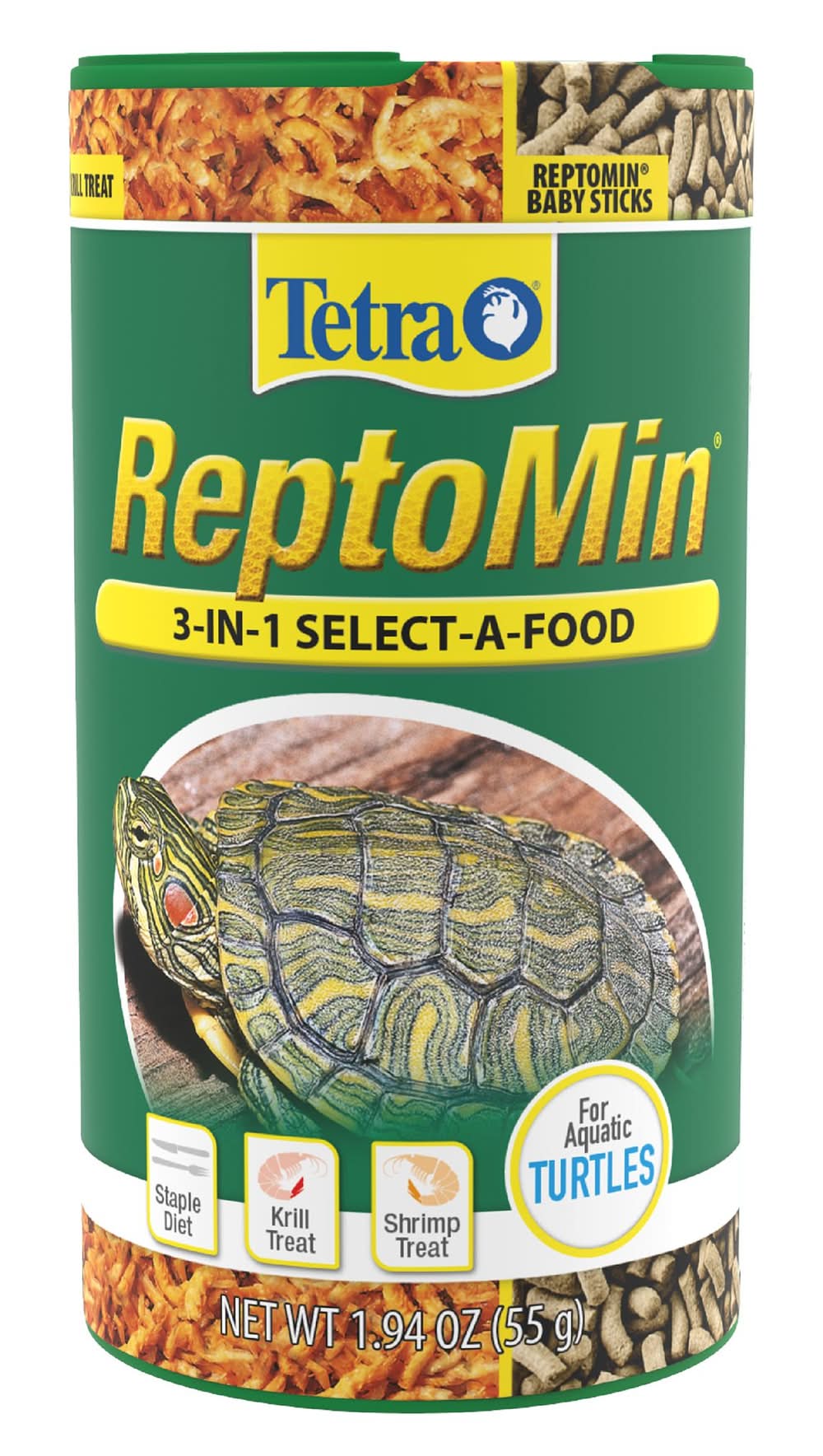 Tetrafauna Reptomin Select-a-Food Aquatic Turtle, Newt and Frog Food (Size: 1.56 Oz)