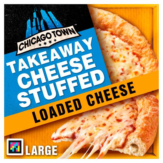 Chicago Town Takeaway Cheesy Stuffed Crust Cheese Large Pizza