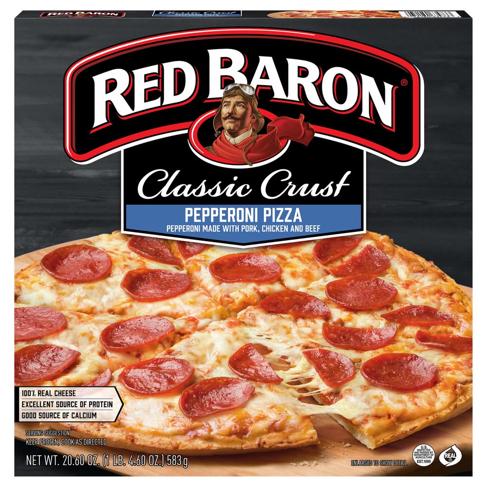 Red Baron Classic Crust Pizza, Pepperoni (20.6 oz)