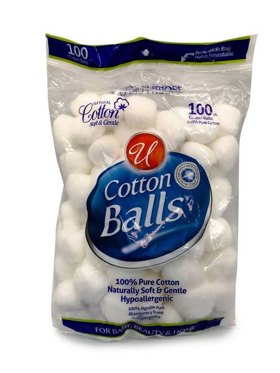U Soft and Gentle Cotton Balls ( 100 ct )