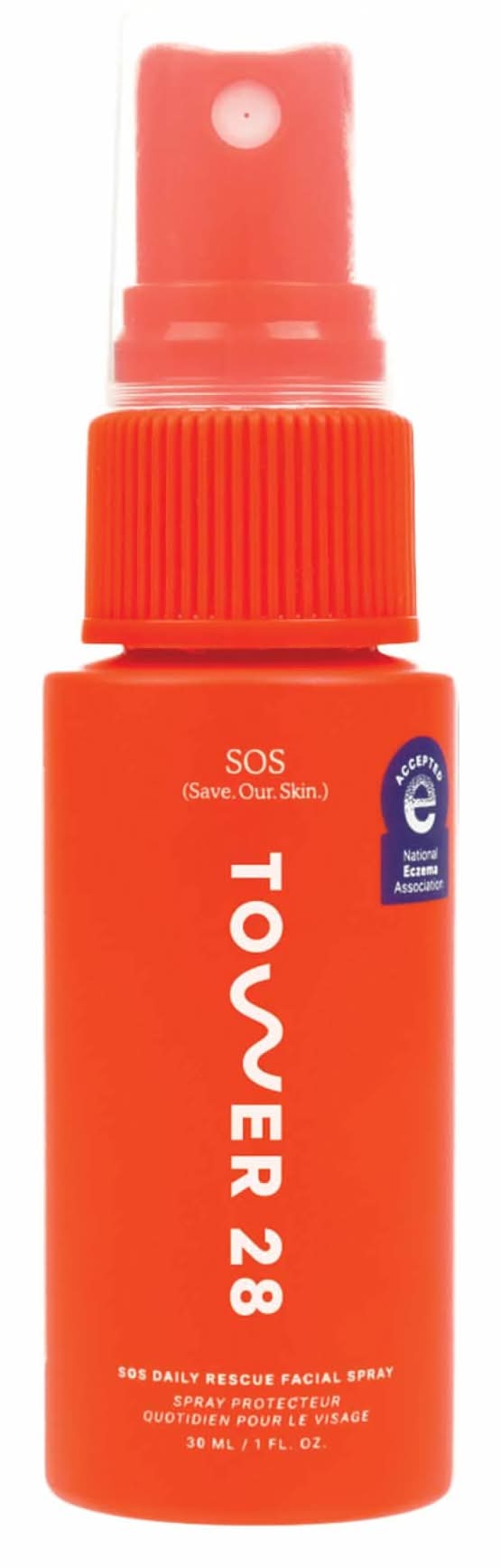 Tower 28 Beauty Mini SOS Daily Hypochlorous Acid Spray for Breakouts & Redness 1 oz/ 30 mL