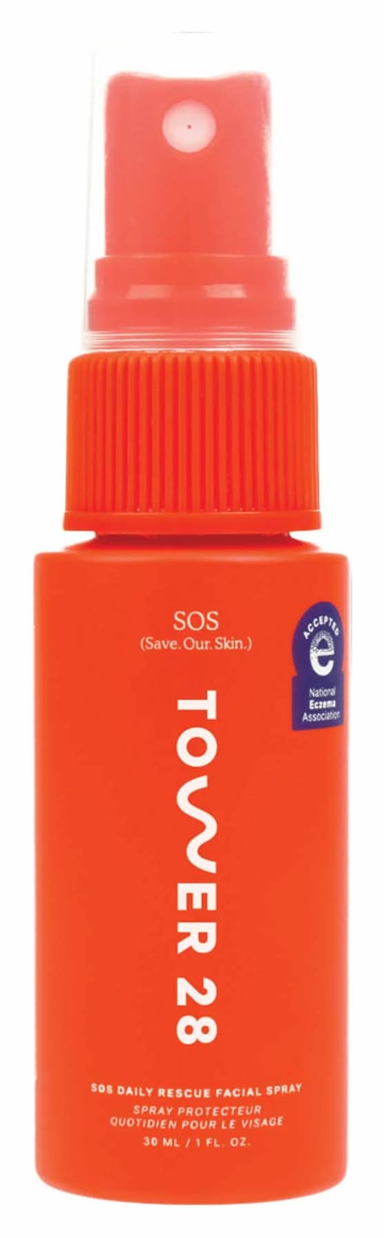 Tower 28 Beauty Mini SOS Daily Hypochlorous Acid Spray for Breakouts & Redness 1 oz/ 30 mL