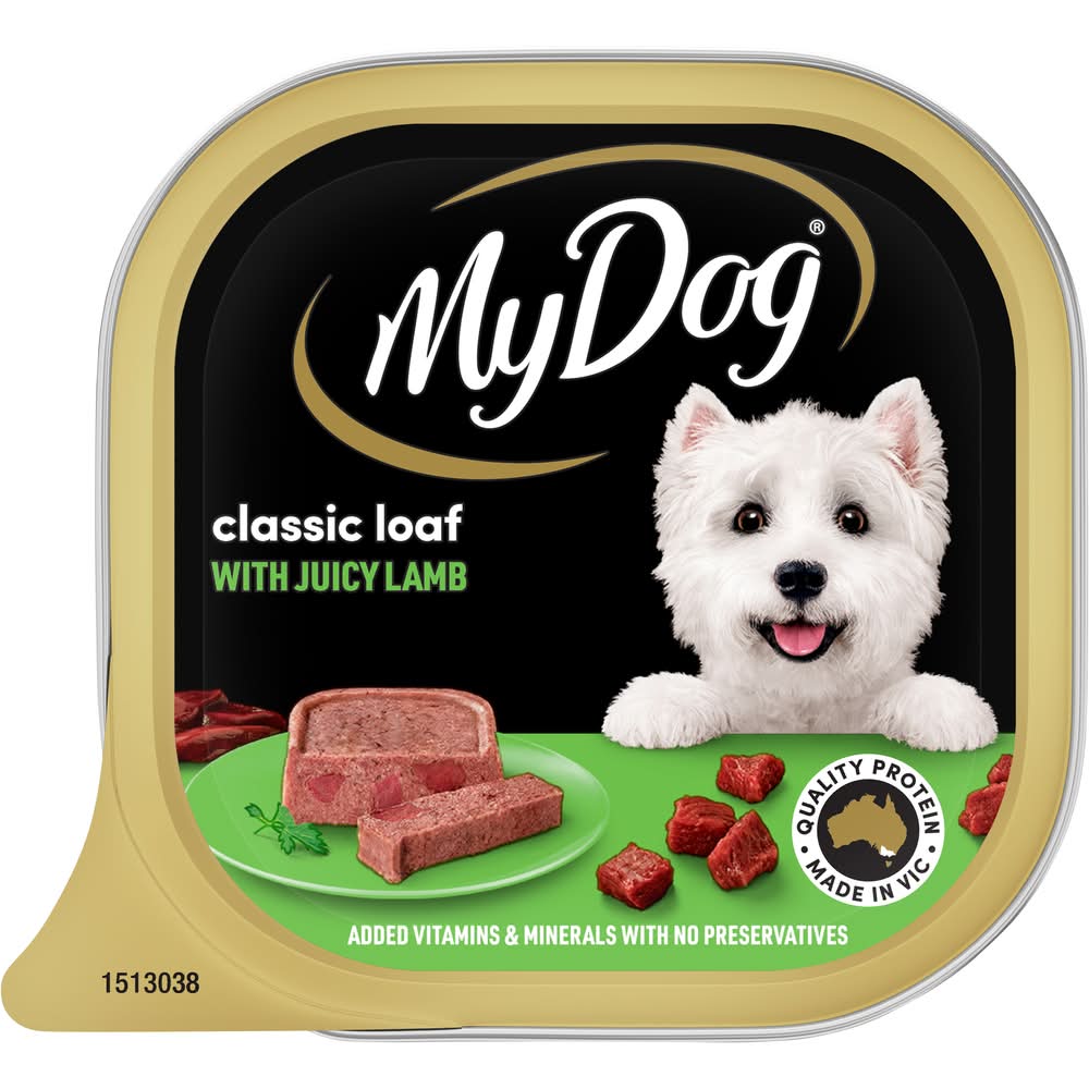 My Dog Lamb Loaf Classics Wet Dog Food Tray (100g)