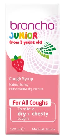 Broncho Junior From 3 Years Old Cough Syrup (120ml)