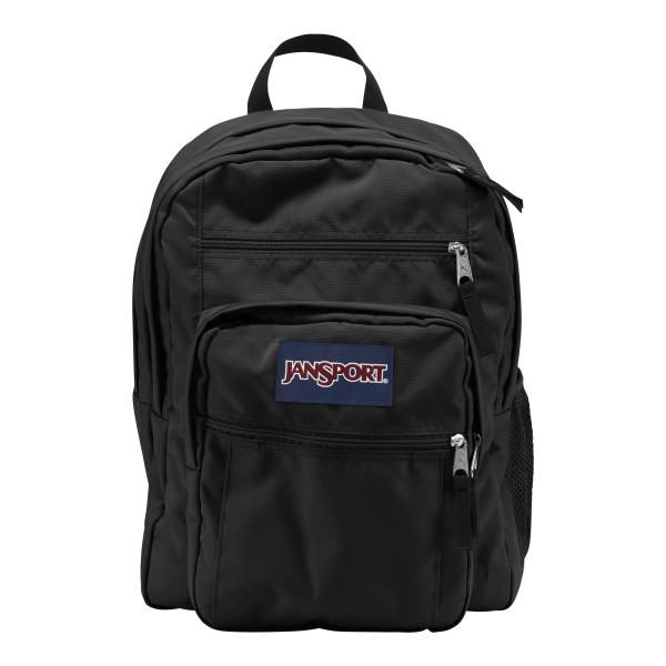 JanSport Big Student Backpack With Laptop Pocket Bag, Black