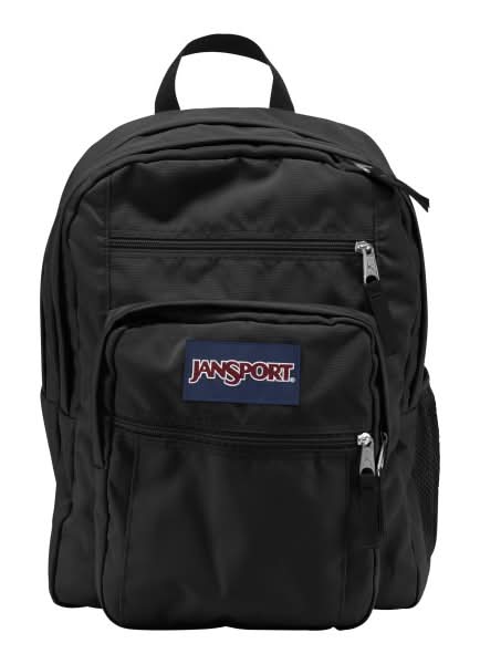 JanSport Big Student Backpack with 15" Laptop Pocket, Black