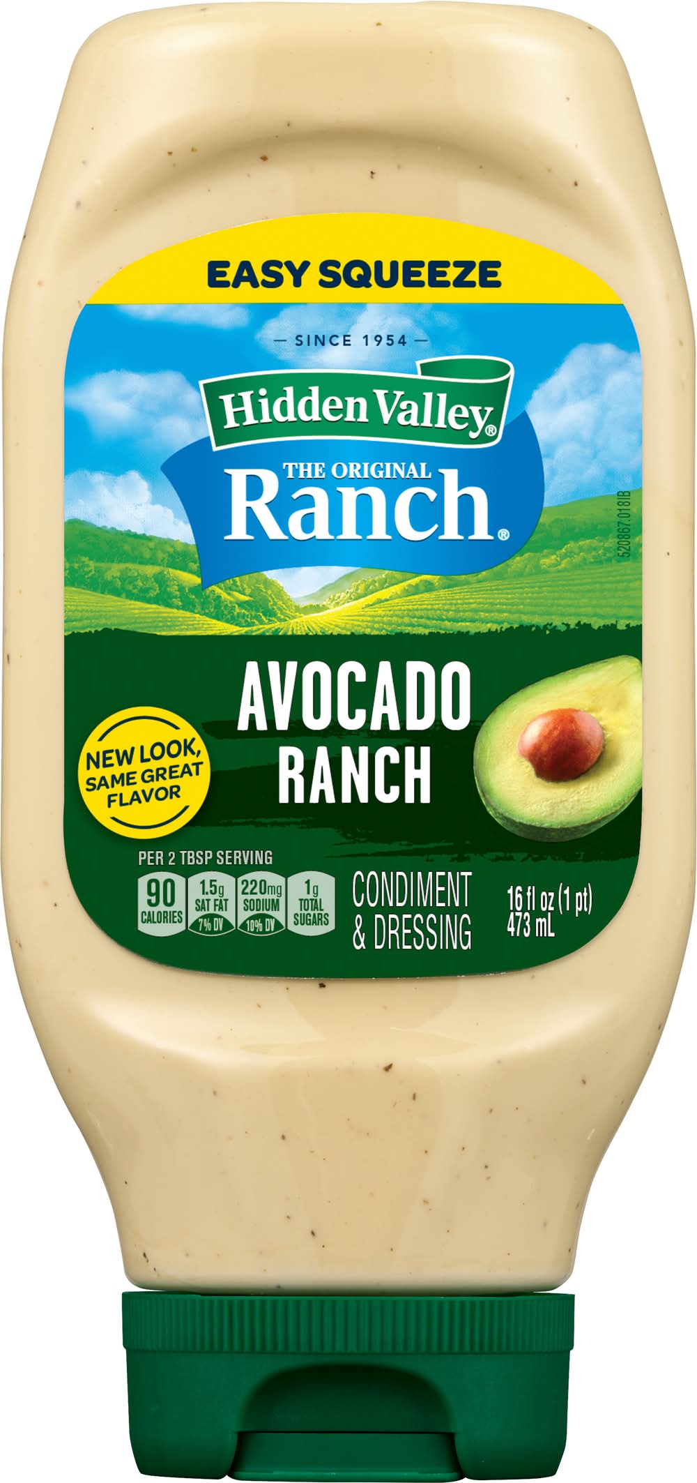 Hidden Valley The Original Ranch Avocado Topping & Dressing (16 fl oz)