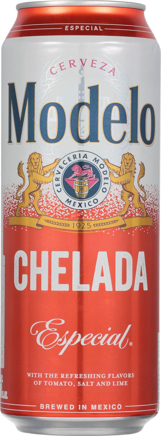 Modelo Chelada Especial Cervea Beer (24 fl oz)